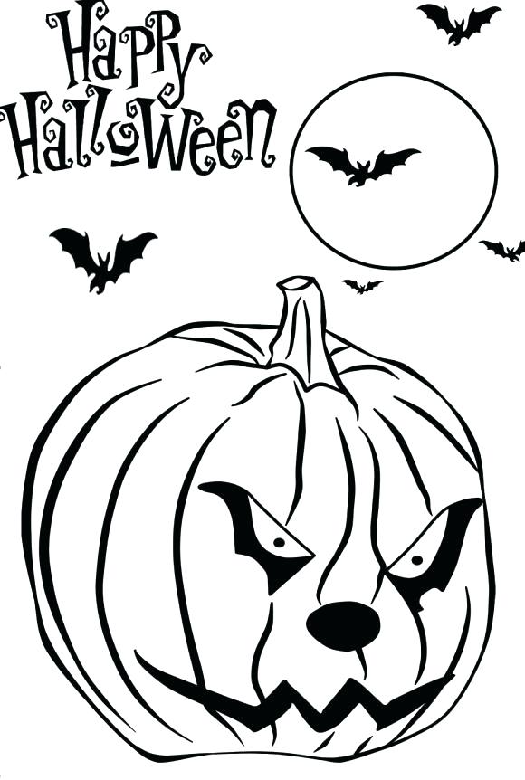 Halloween Pumpkin Coloring Pages For Kids at GetColorings.com | Free ...