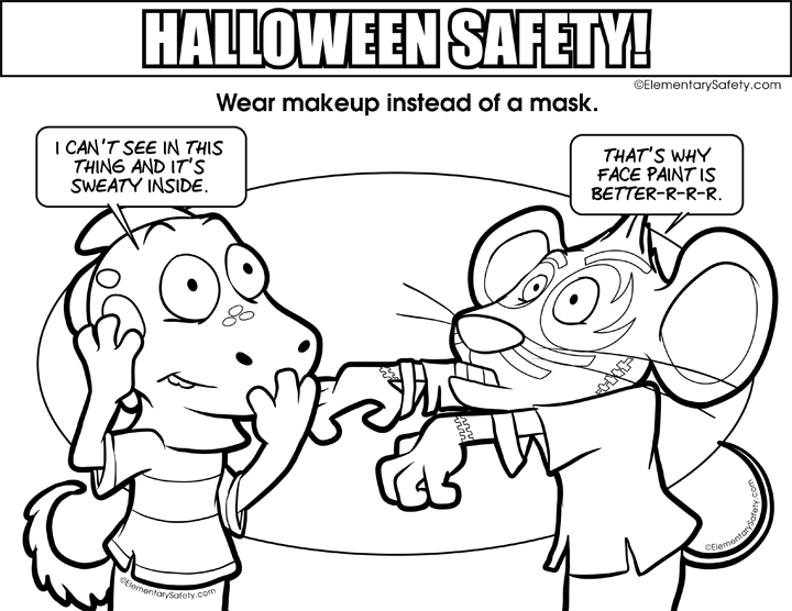 720x556 Halloween Safety Lessons Coloring Halloween Safety Download