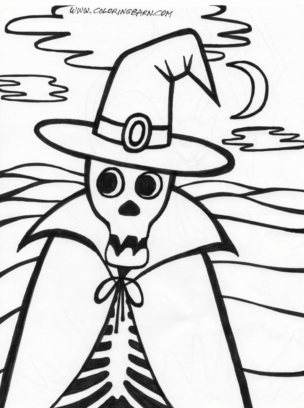 1000x1342 Skeleton Coloring Page Luxury 10 Scary Skeleton Coloring Pages
