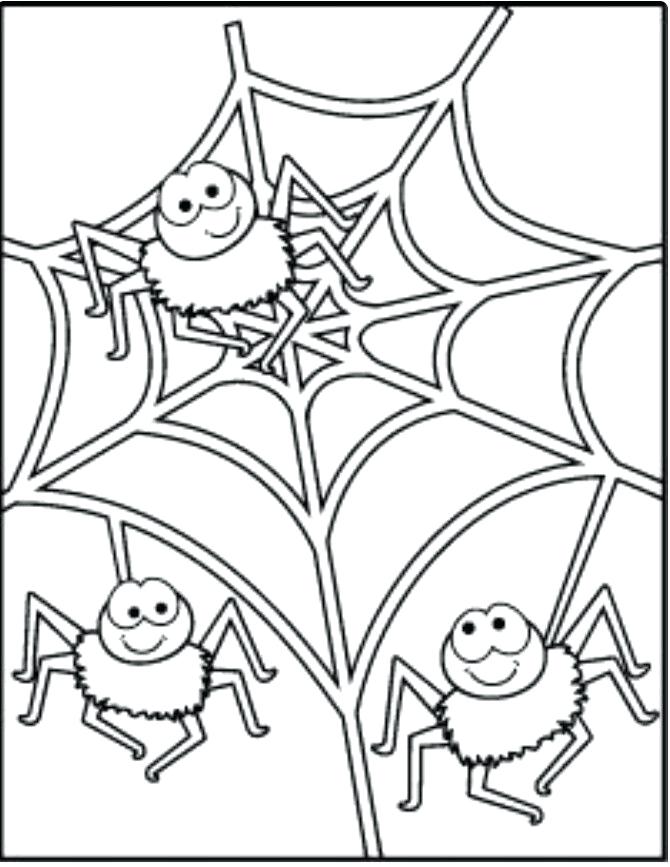 670x867 Halloween Spider Coloring Pages Free Printable Coloring Pages