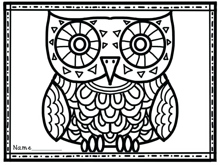 736x552 Halloween Owl Coloring Pages