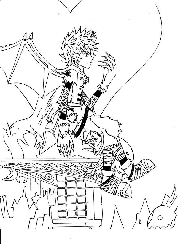 Halloween Town Coloring Pages