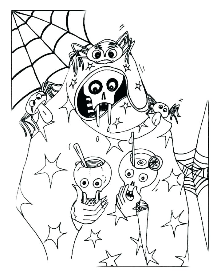 Spooky Halloween Coloring Pages Spooky Coloring Pages Printable 706x900 Spooky Halloween Coloring Pages Spooky Coloring Pages Printable