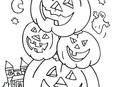 Spooky Halloween Coloring Pages Spooky Monsters Coloring Pages 440x330 Spooky Halloween Coloring Pages Spooky Monsters Coloring Pages