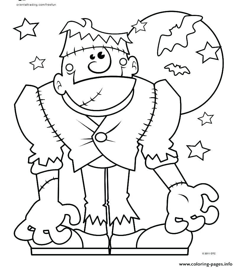 Halloween Tree Coloring Page at GetColorings.com | Free printable ...
