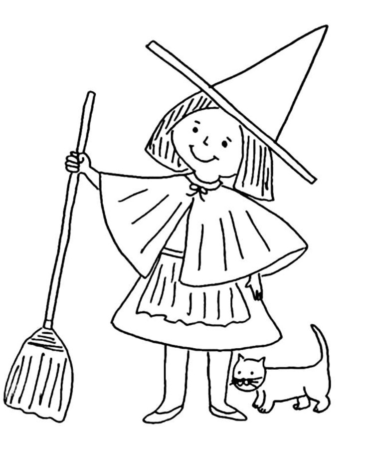 736x920 Best Witch Coloring Pages Halloween Witch Coloring Pages Kids Free