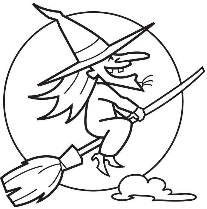 Witch Coloring Pages 693x700 Witch Coloring Pages