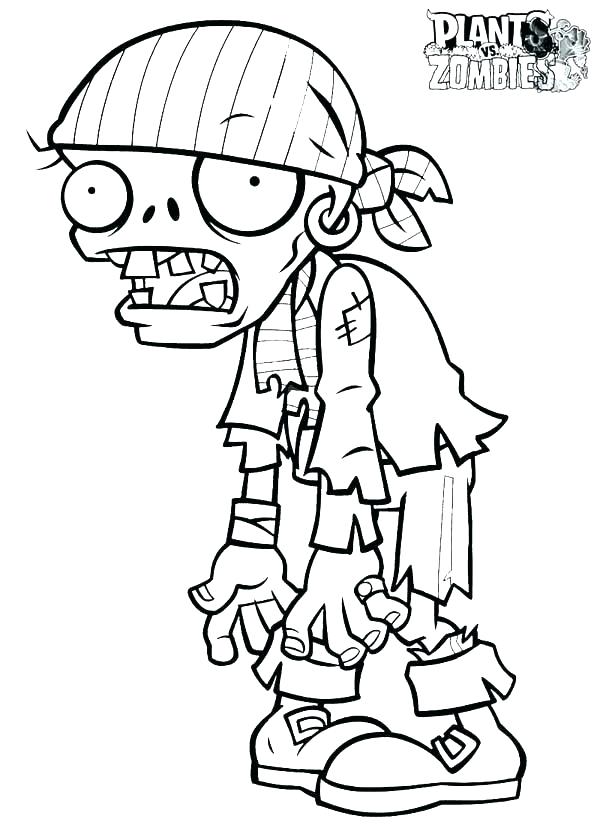 600x840 Zombie Coloring Pages Zombies Coloring Pages For Kids Scary Zombie