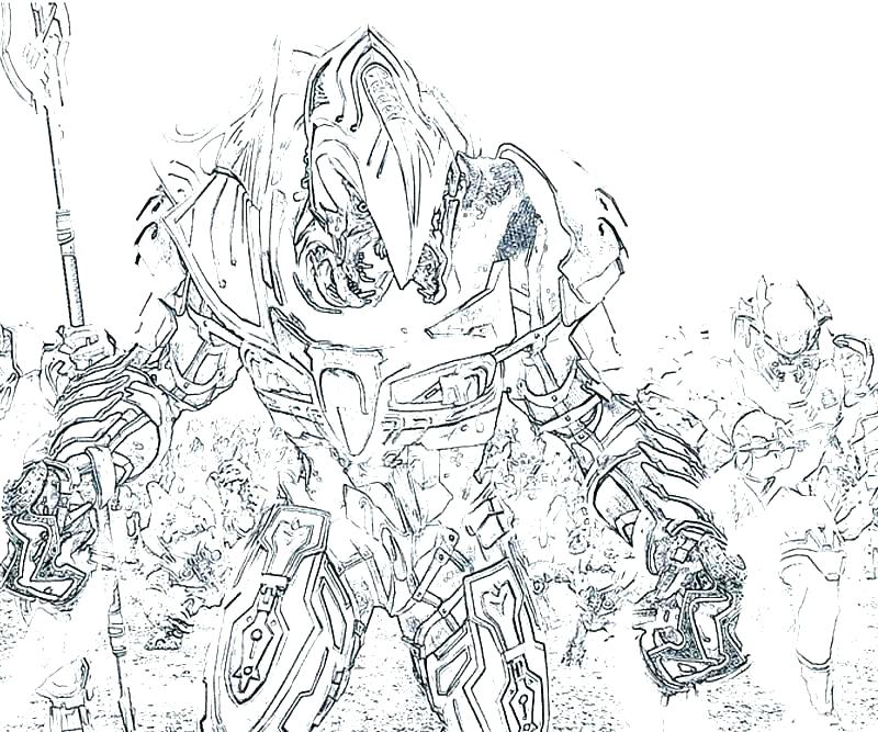 800x667 Halo 3 Coloring Pages