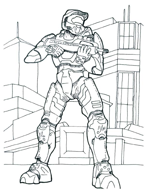Halo 4 Colouring Pages Fun With Zack Craft 612x792 Halo 4 Colouring Pages Fun With Zack Craft