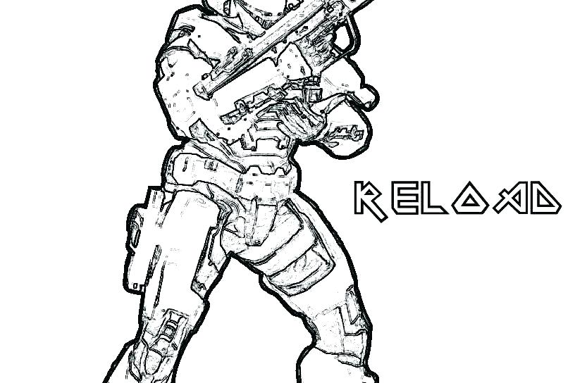 816x544 Halo Coloring Pages To Print