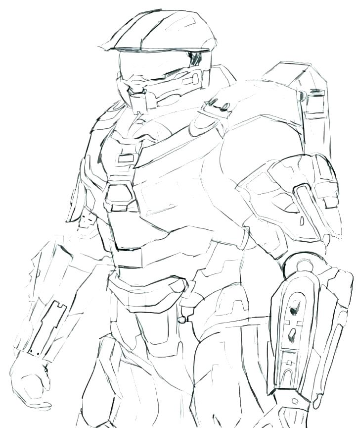 Halo Coloring Pages S S Halo Reach Spartan Coloring Pages 722x864 Halo Coloring Pages S S Halo Reach Spartan Coloring Pages