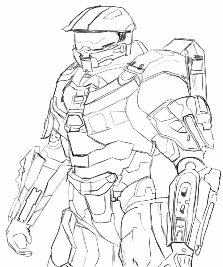 Master Chief Coloring Pages Halo Master Chief Coloring Pages 722x864 Master Chief Coloring Pages Halo Master Chief Coloring Pages