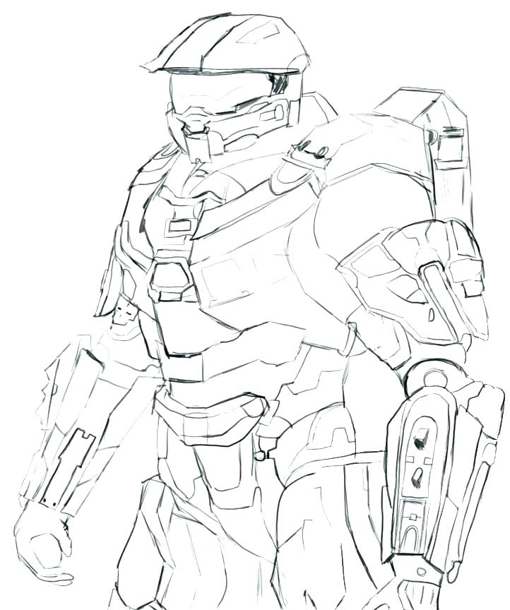 722x864 Halo Coloring Page Halo Coloring Pages Halo Coloring Pictures