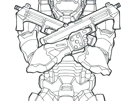 440x330 Halo Master Chief Coloring Pages Chiefs Coloring Pages Halo 3