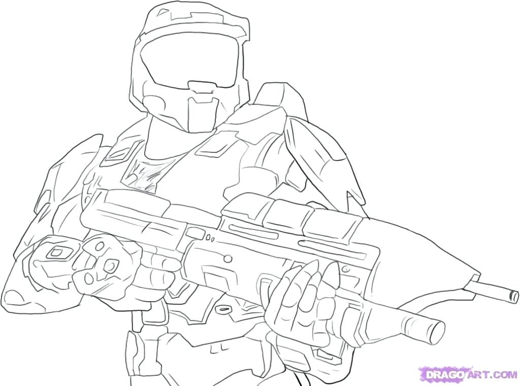 1024x760 Master Chief Coloring Pages Master Chief Coloring Page Halo