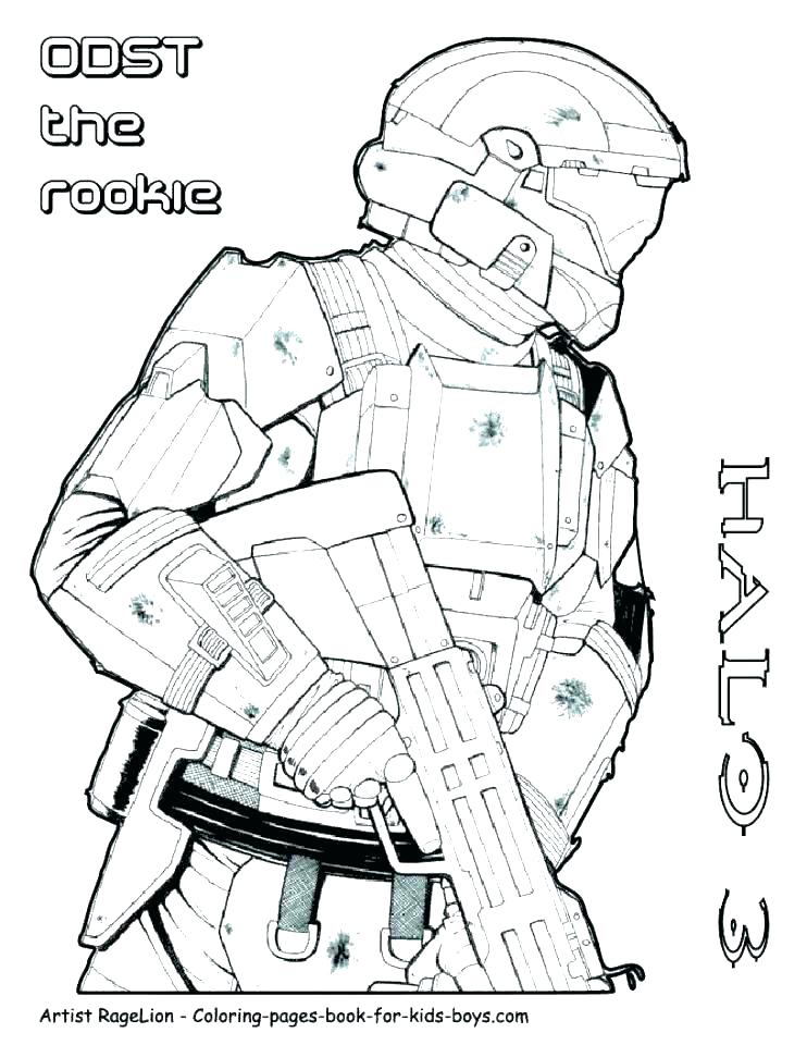 Halo Master Chief Coloring Pages at GetColorings.com | Free printable ...