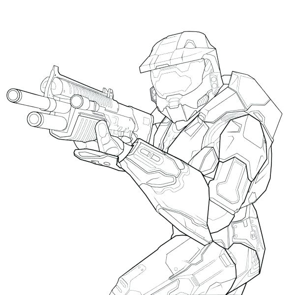 600x600 Halo 3 Coloring Pages Halo Coloring Sheets Free Halo Reach