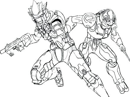 Halo Reach Coloring Pages
