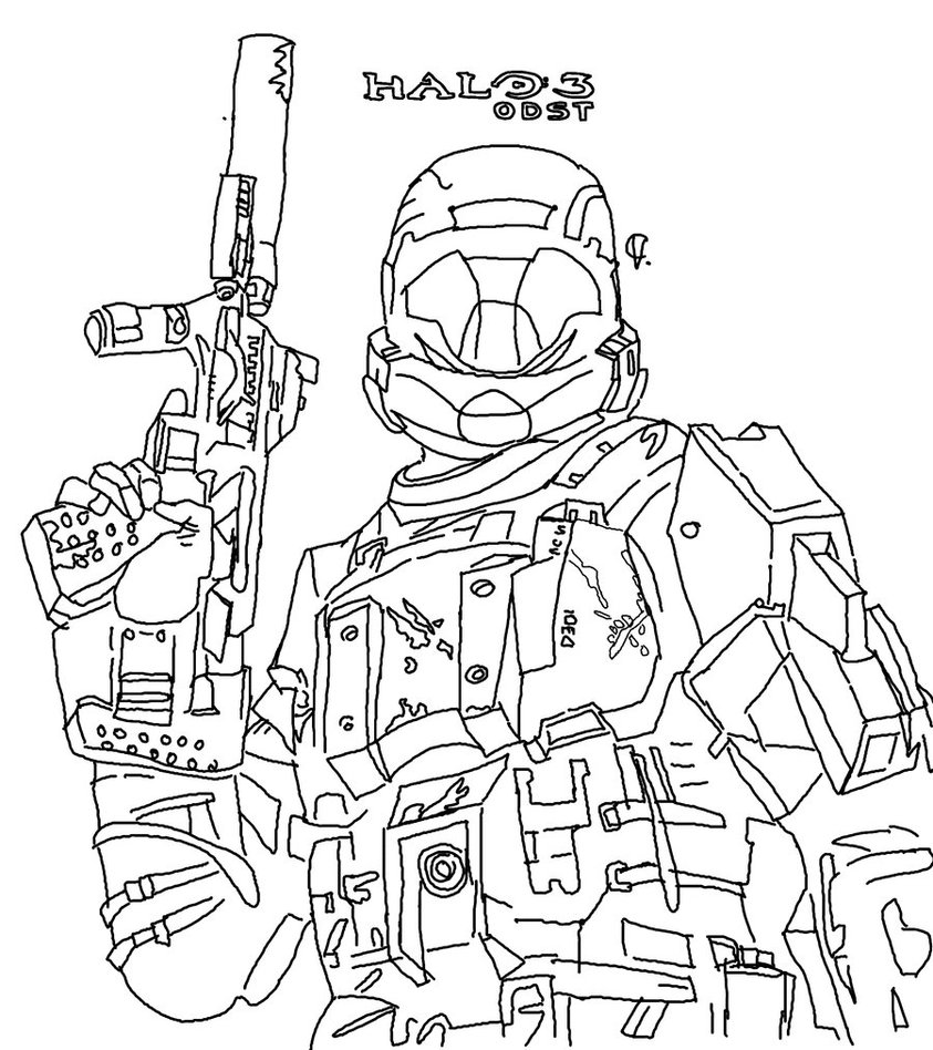Halo Reach Coloring Pages To Print For Halo Coloring Pages On 843x948 Halo Reach Coloring Pages To Print For Halo Coloring Pages On