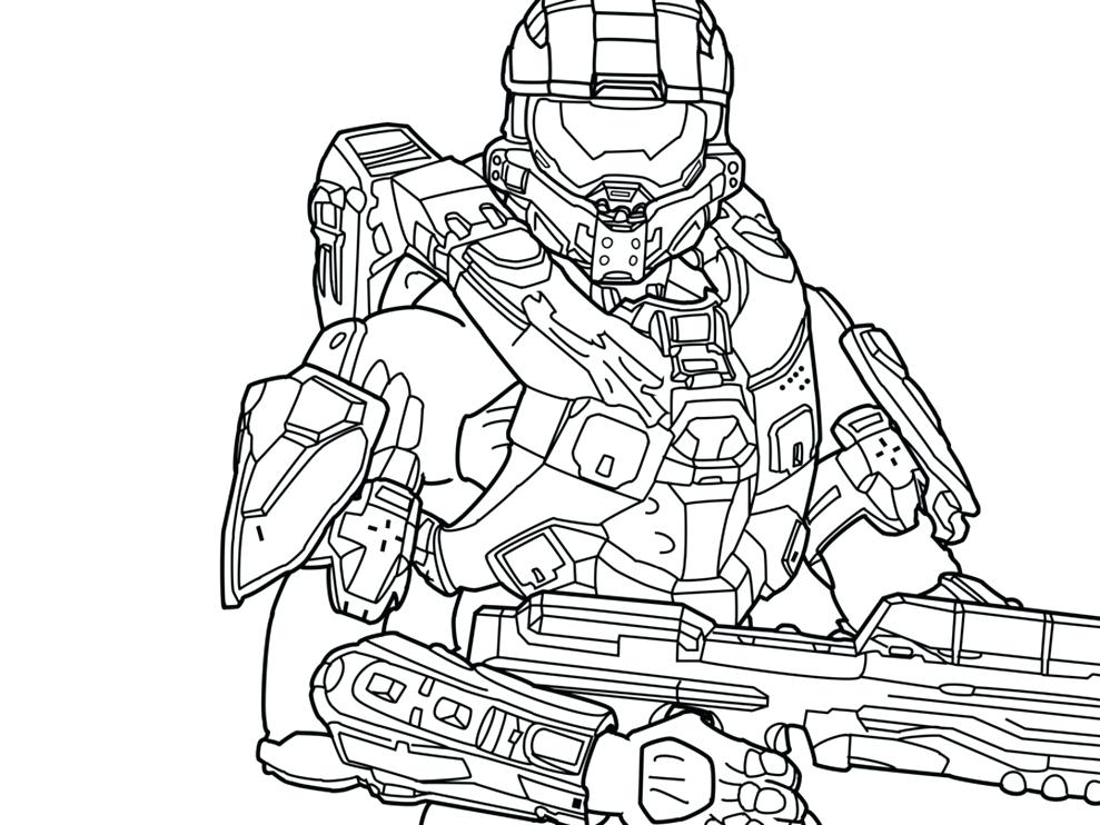 Halo Coloring Pages To Print 989x742 Halo Coloring Pages To Print