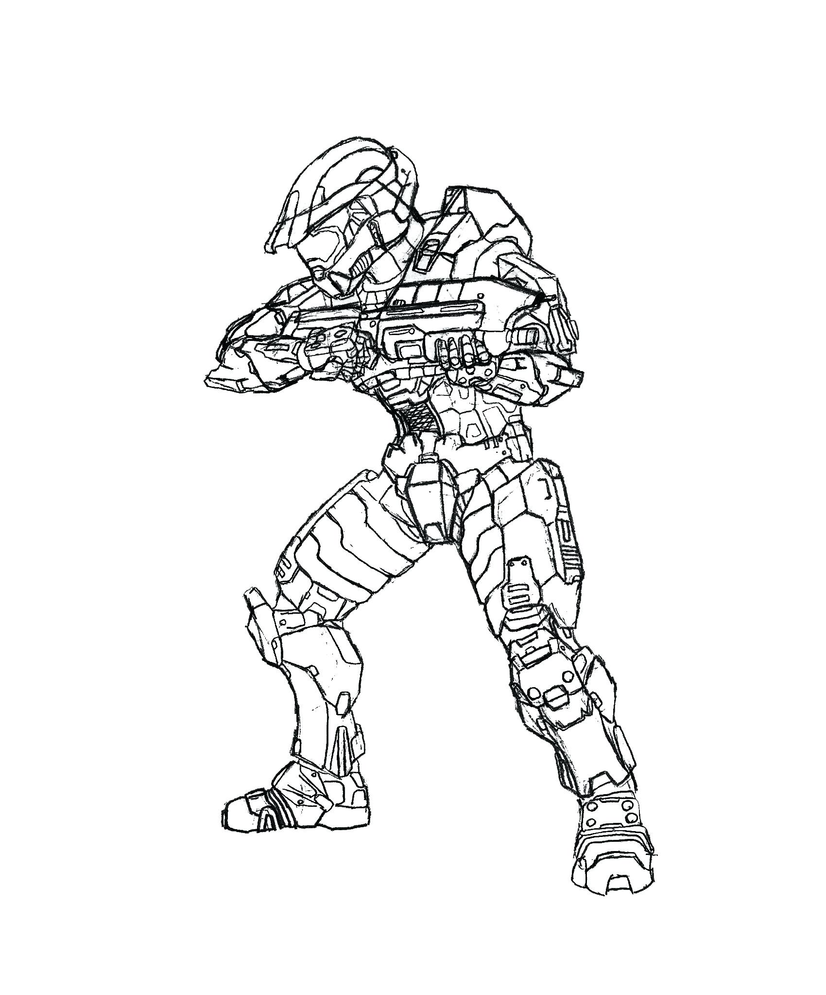 Halo Spartan Coloring Pages at GetColorings.com | Free printable ...