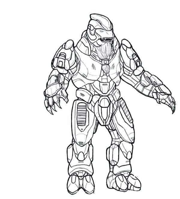 600x663 Spartan Coloring Pages Coloring Pages Of Halo For Kids 300