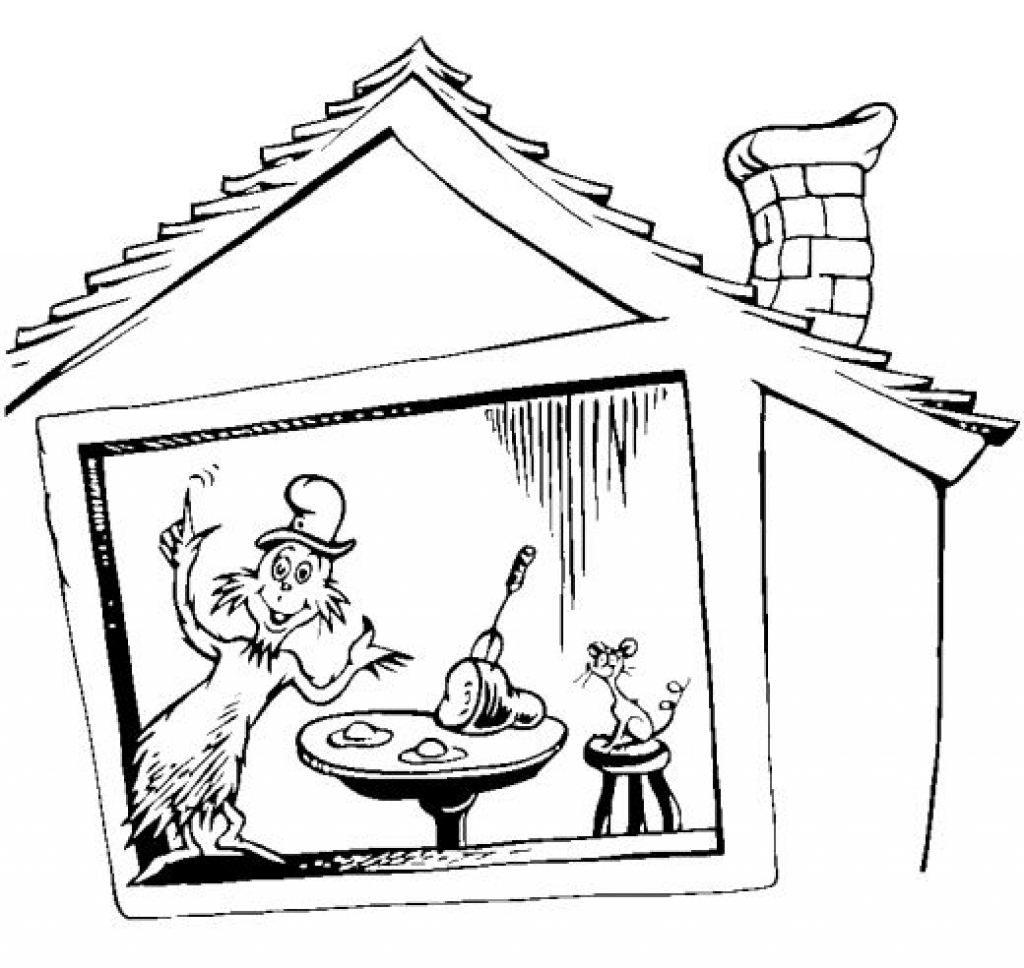 1024x968 Green Eggs And Ham Coloring Pages