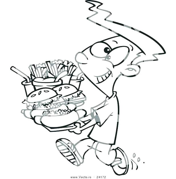 618x630 Mcdonalds Coloring Pages French Fries Coloring Page French Fries