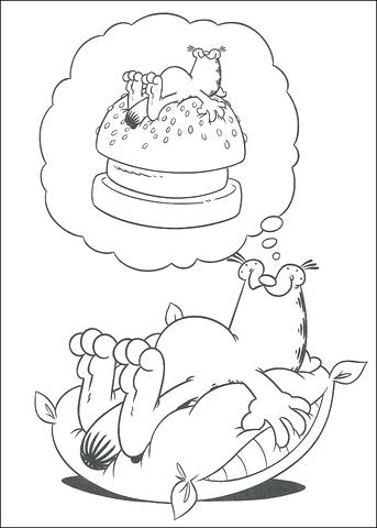 343x480 Hamburger Coloring Page Hot Dog Coloring Pages Eating Hot Dog