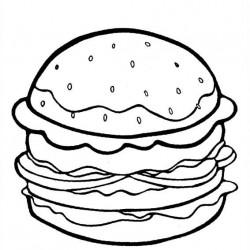 250x250 Cheeseburger Coloring Pages Cheeseburger Nathan