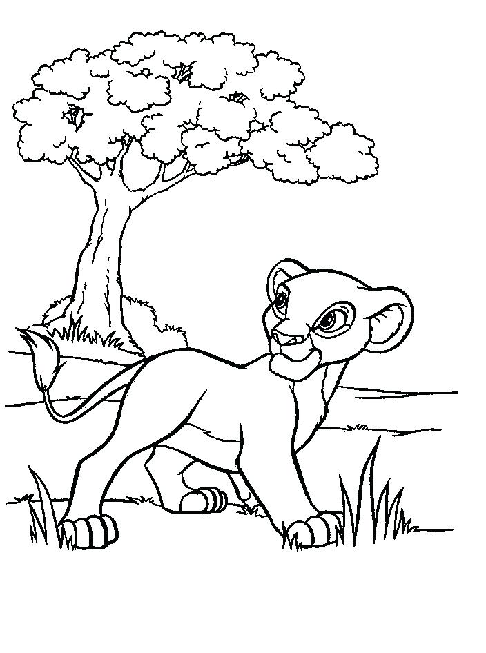 704x946 Coloring Pages Lion King Hammock Swing And Running Coloring Page