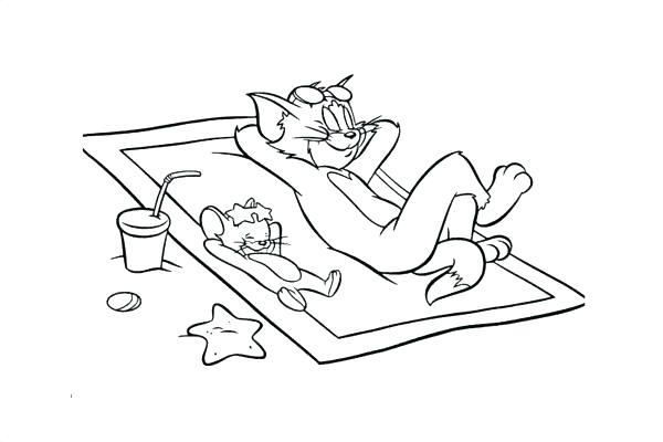 600x400 Summer Vacation Coloring Pages Summer Vacation In A Hammock