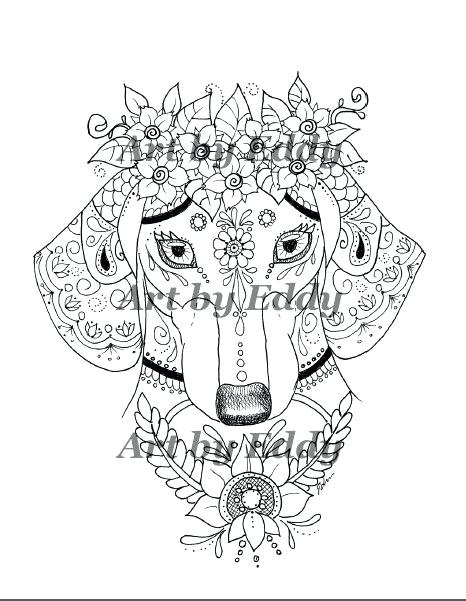 466x601 Hamsa Coloring Pages Colouring In Page Sample From Creative Haven