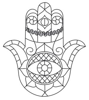 300x338 65 Best Hamsa Eye Coloring Pages Images On Hamsa