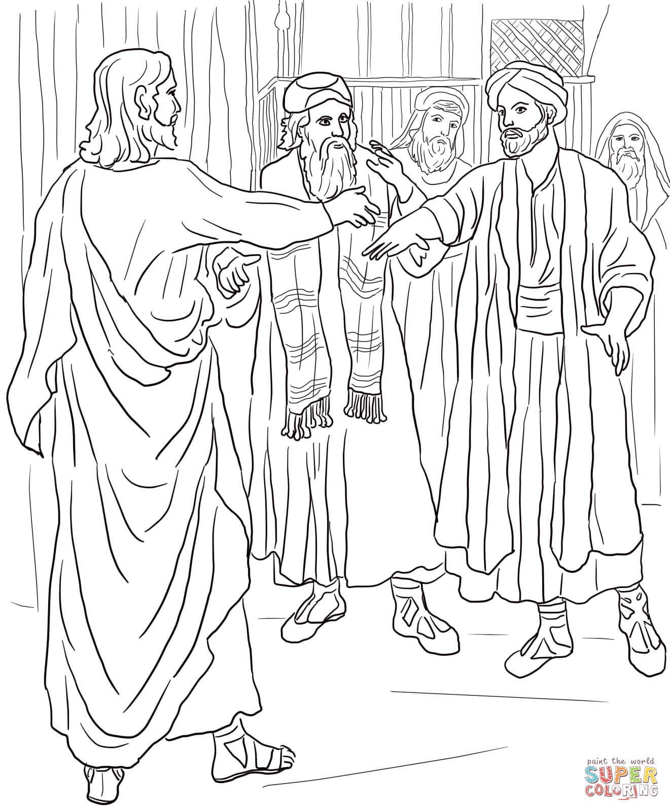 1321x1600 Hand Coloring Page Lovely Jesus Heals A Man With A Withered Hand