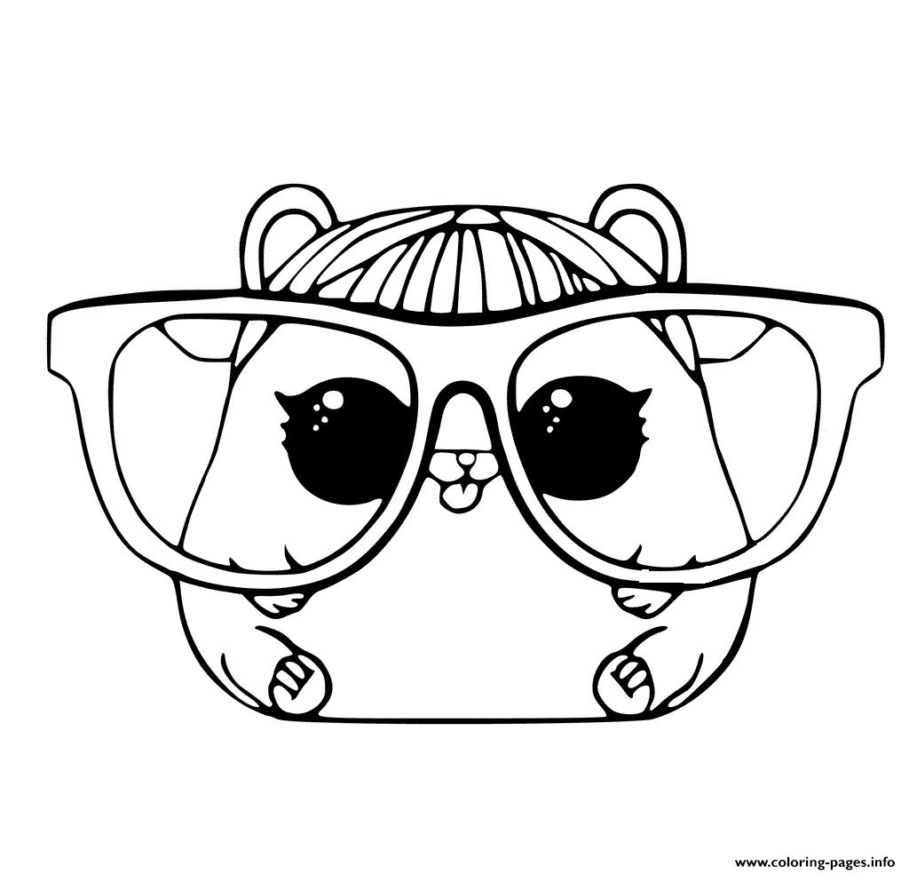1024x984 Lol Pet Coloring Page Cherry Hamster Coloring Pages Printable