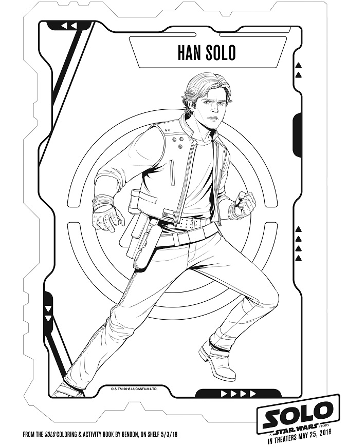675x873 Free Solo A Star Wars Story Coloring Sheets + Kids Activities