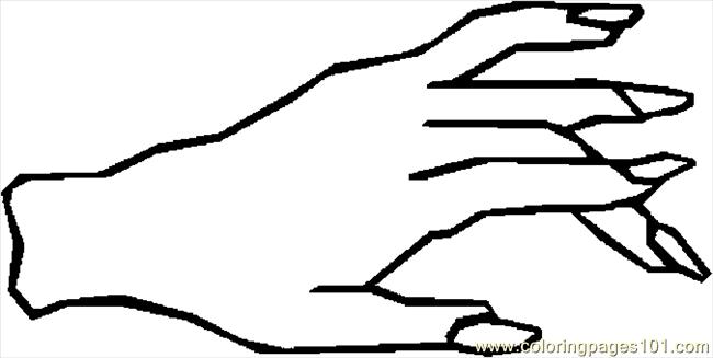 650x327 Hand 35 Coloring Page
