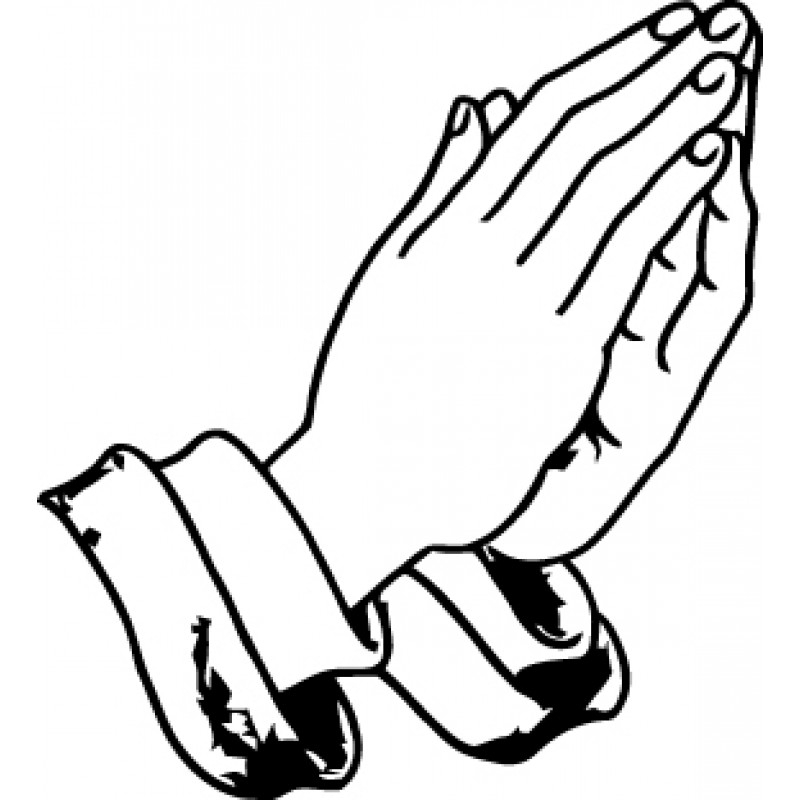 800x800 Praying Hands Coloring Page Printable Coloring Pages