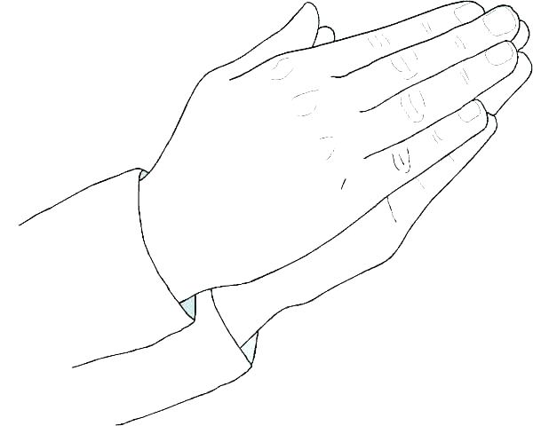 600x480 Praying Hands Coloring Page Praying Hands Coloring Page Best