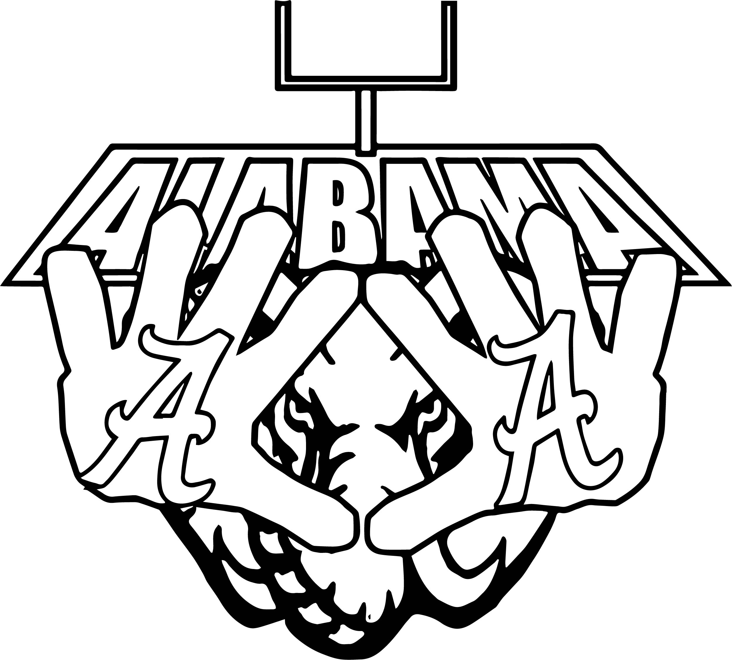 2502x2255 Alabama Football Coloring Pages Alabama Elephant Hand Coloring