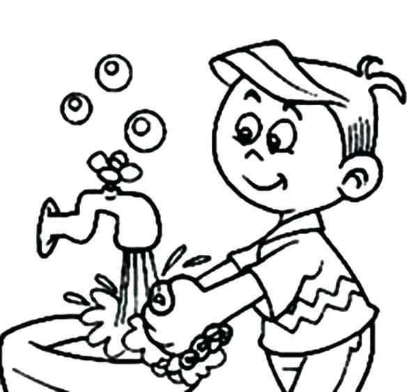 600x563 Germs Coloring Pages Coloring Pages Free Coloring Page Hand
