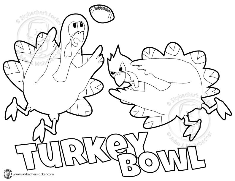 792x612 Turkey Bowl Free Coloring Page Skybacher's Locker