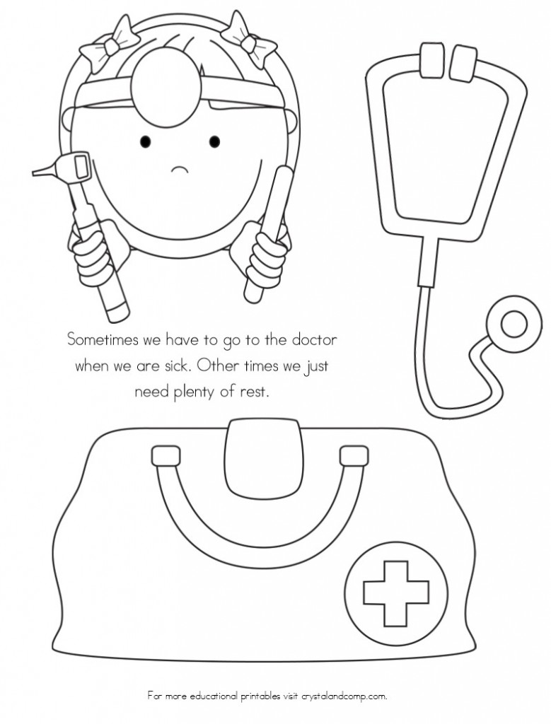 779x1024 Kid Color Pages Sick Day And Spreading Germs