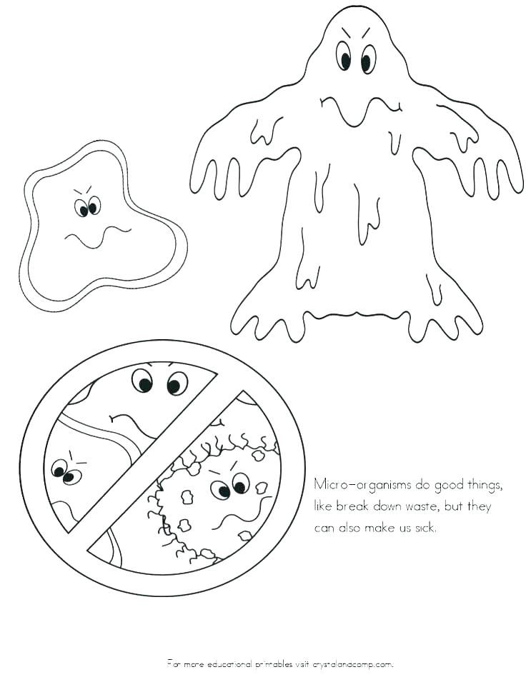 736x955 Germ Coloring Pages