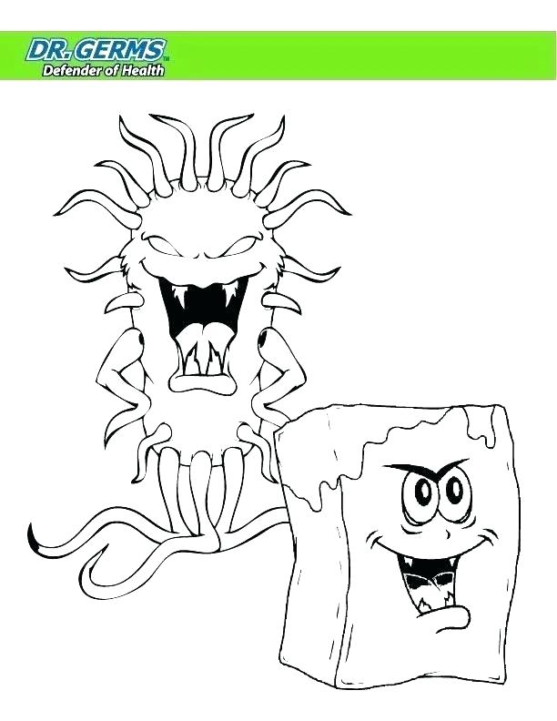 612x792 Germ Coloring Pages Germs Coloring Pages Germs Coloring Pages Hand
