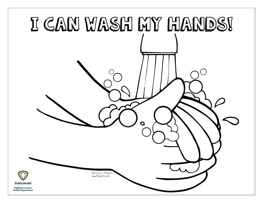 Hand Washing Coloring Pages For Preschoolers at GetColorings.com | Free ...