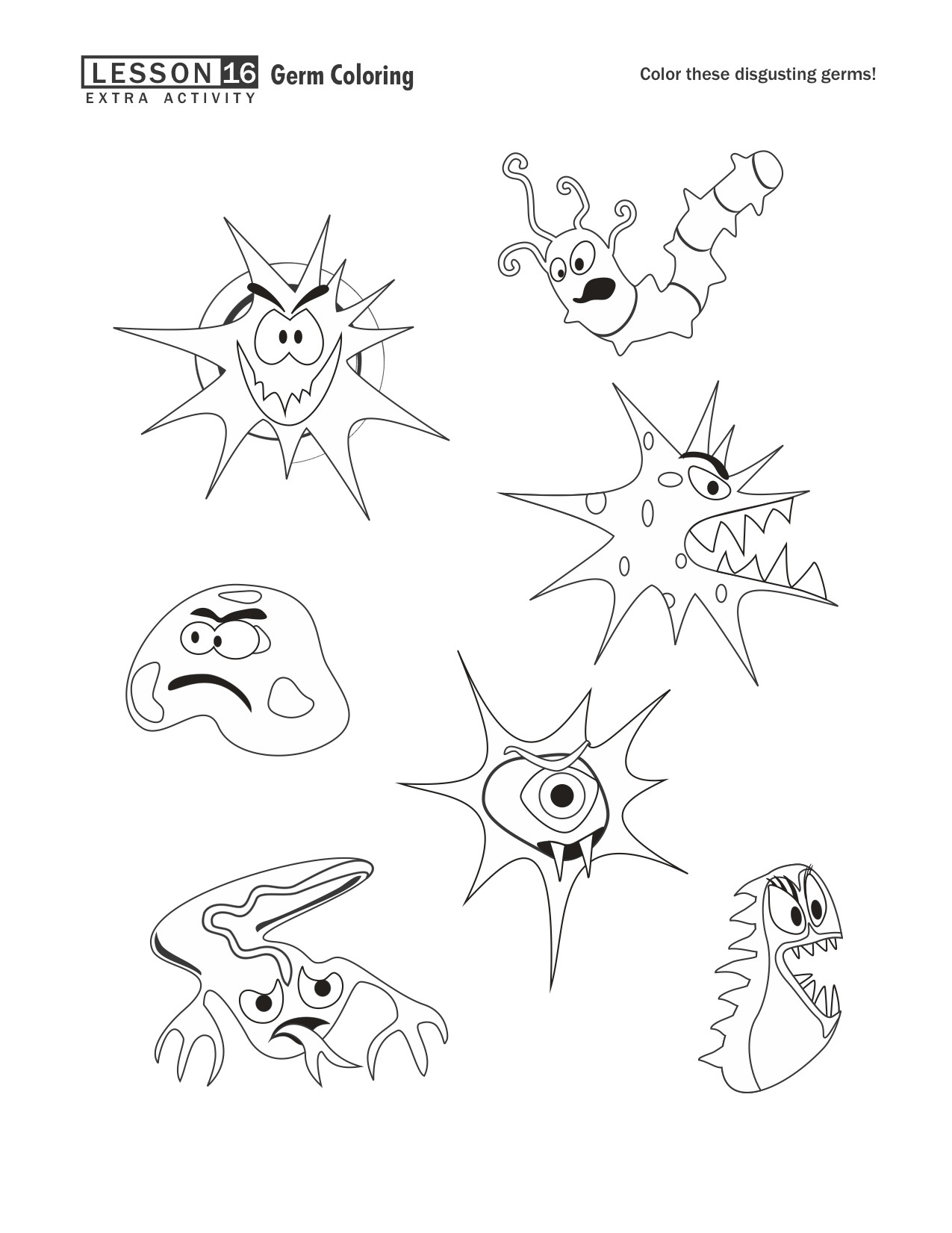 Germ Coloring Pages For Preschoolers Copy Germ Coloring Pages 1275x1651 Germ Coloring Pages For Preschoolers Copy Germ Coloring Pages