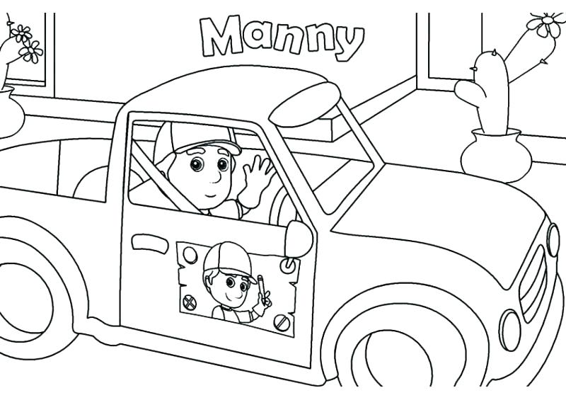 Handy Manny Coloring Pages at GetColorings.com | Free printable ...
